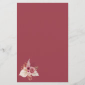 Boho Fall Pumpkin Who Knows The Bride Best Game (裏面)