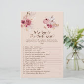 Boho Fall Pumpkin Who Knows The Bride Best Game (スタンド正面)