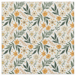 Boho Fancifulの花 ファブリック