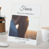 Boho Favor Photo Pedestal Sign 台座サイン (インサイチュ)