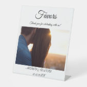 Boho Favor Photo Pedestal Sign 台座サイン (正面)