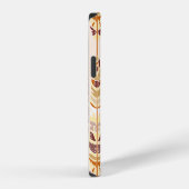 Boho Feather：トライバルシームレスパターン iPhoneケース (右側面)