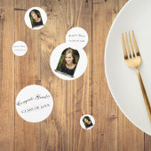 Boho Feather Frame写真卒業 コンフェッティ