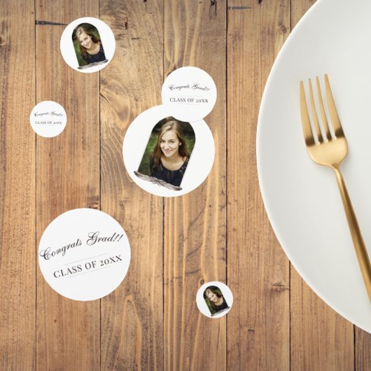 Boho Feather Frame写真卒業 コンフェッティ