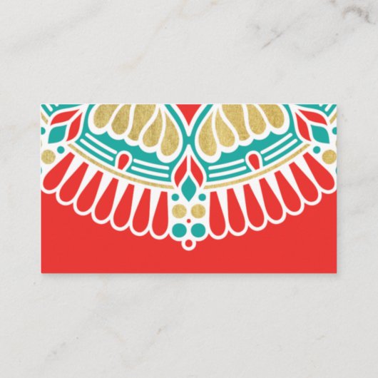 Boho Fiestaブックスベビーエンクロージャカード エンクロージャーカード (裏面)