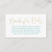 Boho Fiestaブックスベビーエンクロージャカード エンクロージャーカード (正面)