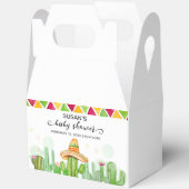 Boho Fiesta素朴 Cactus Taco 'Boho Fiesta Cactus '赤ちゃ フェイバーボックス (見開き)