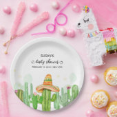 Boho Fiesta素朴 Cactus Taco 'Boho Fiesta Cactus '赤ちゃ ペーパープレート (パーティー)