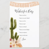 Boho Fiesta Taco '愛の願いをベビーカード (正面)