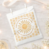 Boho First Trip日のまわりに1回目の誕生日パーティー フェイバーバッグ (クリップ留めされた状態)