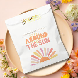 Boho First Trip日のまわりに1回目の誕生日パーティー フェイバーバッグ