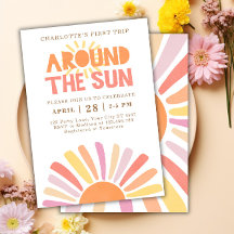 Boho First Trip日のまわりに1回目の誕生日パーティー