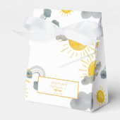 Boho First Trip日のまわりに1歳の誕生日 フェイバーボックス (正面サイド)