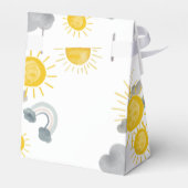 Boho First Trip日のまわりに1歳の誕生日 フェイバーボックス (裏面サイド)