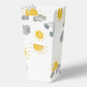 Boho First Trip日のまわりに1歳の誕生日 フェイバーボックス (裏面)