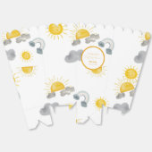 Boho First Trip日のまわりに1歳の誕生日 フェイバーボックス (見開き)