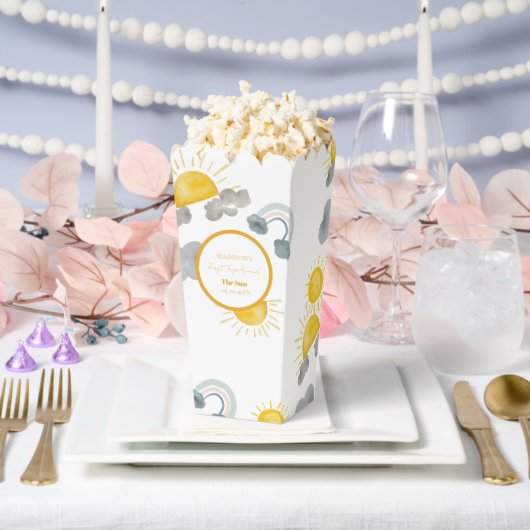 Boho First Trip日のまわりに1歳の誕生日 フェイバーボックス (ウェディング)