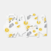 Boho First Trip日のまわりに1歳の誕生日 フェイバーボックス (折り畳みなし)