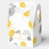 Boho First Trip日のまわりに1歳の誕生日 フェイバーボックス (オープン)