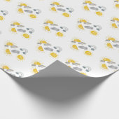 Boho First Trip日のまわりに1歳の誕生日 ラッピングペーパー (角)