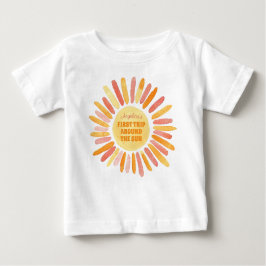 Boho First Trip のまわりに the Sun 1st Birthdayパーティー ベビーTシャツ