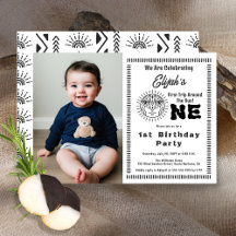 Boho First Trip のまわりに the Sun 1st Birthdayパーティー