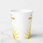 Boho First Trip のまわりに the Sun 1st Birthday 紙コップ (右)