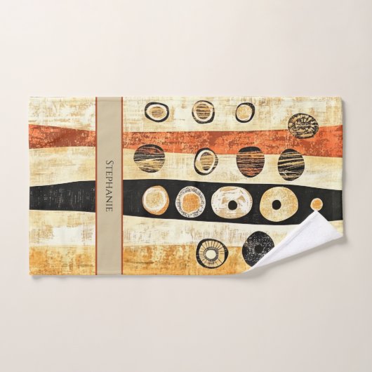 Boho Flair Personalized | Dink Well ハンドタオル (ハンドタオル)