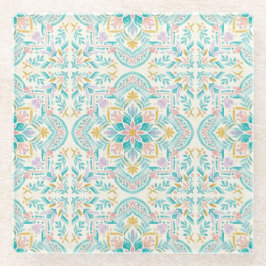 Boho Floral  ガラスコースター