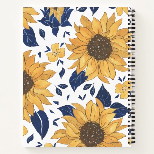 Boho floral  ノートブック (裏面)