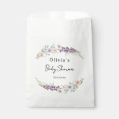 Boho Floral Baby Shower Wildflower Watercolor  フェイバーバッグ (正面)