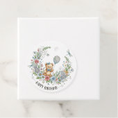 Boho floral birthday bear フェイバータグ (インサイチュ)