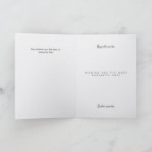 Boho Floral Birthday Card for Her カード (内部)