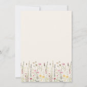 "Boho Floral Bliss Bridal Shower  招待状 (裏面)