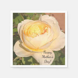 Boho Floral Ephemera photo スタンダードカクテルナプキン