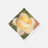 Boho Floral Ephemera photo スタンダードカクテルナプキン (角)