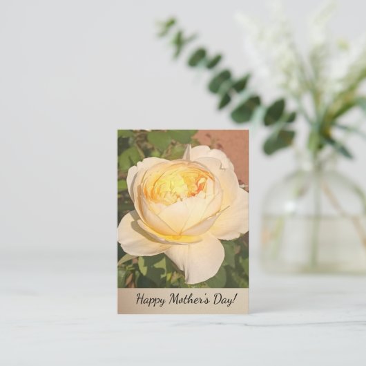 Boho Floral Ephemera photo ノートカード (スタンド正面)