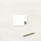 Boho Floral Fox Wildlife Nature ポストイット (デスク上)