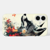 Boho Floral Fox Wildlife Nature Case-Mate iPhoneケース (裏面 (横))