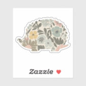 Boho Floral Hedgehog シール (シート)