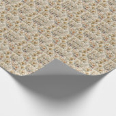 Boho Floral in Beige ラッピングペーパー (角)