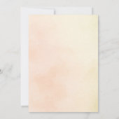 Boho Floral Mehndi, Haldi, Sangeet, Rohka Ceremony 招待状 (裏面)