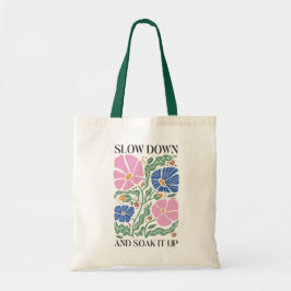 Boho Floral Quotes トートバッグ