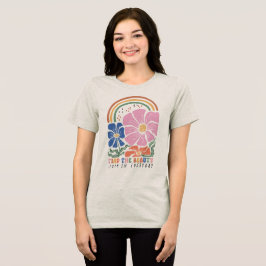 Boho Floral Quotes Tri-Blend Shirt トライブレンドＴシャツ