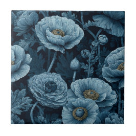 Boho Floral Ranunculus  Tiles  For Hallway Walls タイル