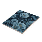 Boho Floral Ranunculus  Tiles  For Hallway Walls タイル (側面)