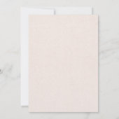 Boho Floral Save the Date Card 招待状 (裏面)