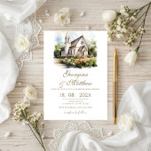 Boho floral wedding 招待状