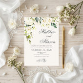 Boho Floral Wedding Invitation 招待状