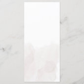 Boho Floral Wedding Menu メニュー (裏面)